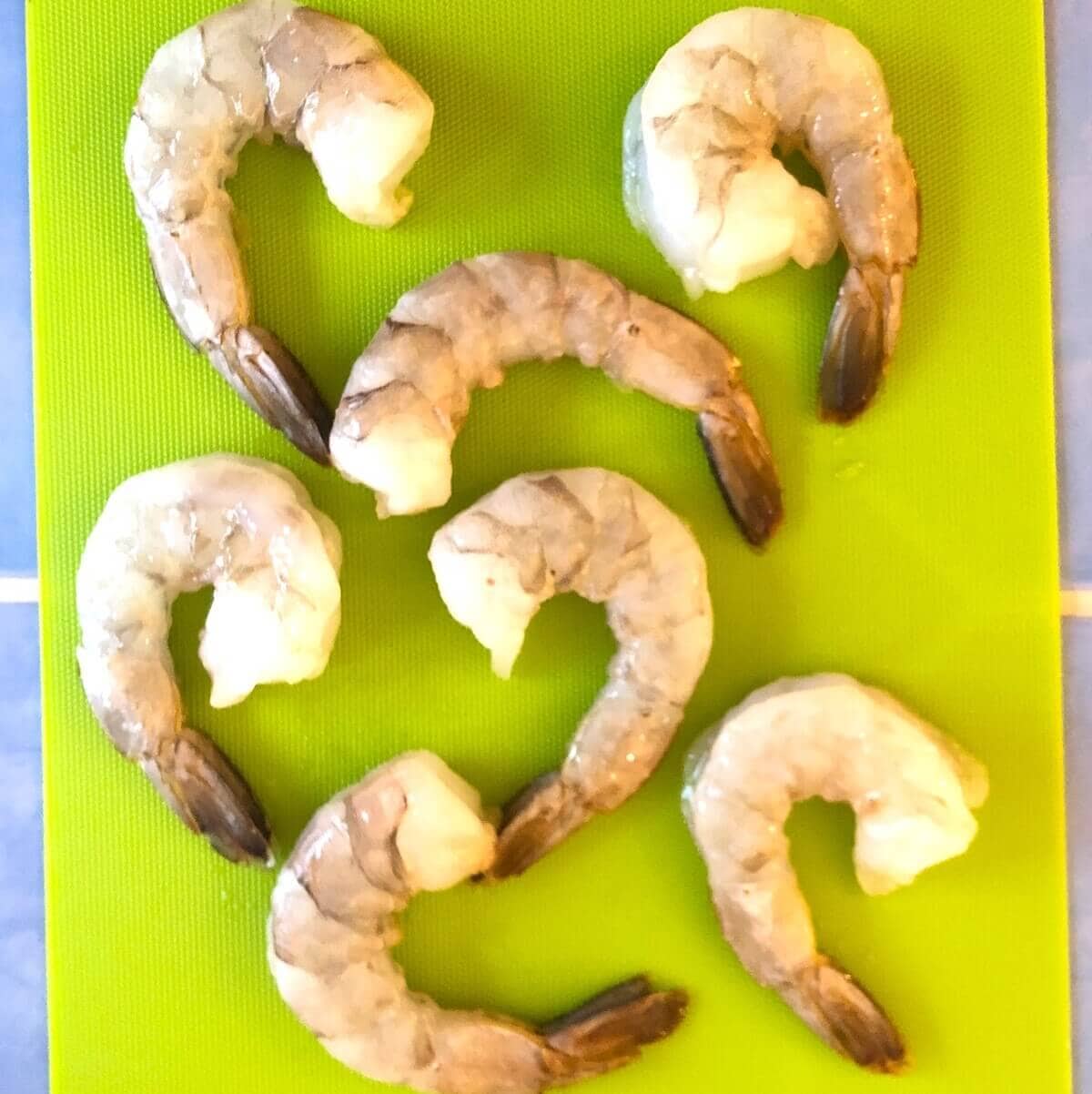 16-20 shrimp to a pound raw.