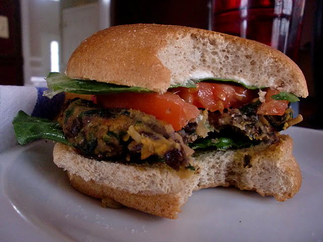 Sweet Potato Black Bean Burger Recipe