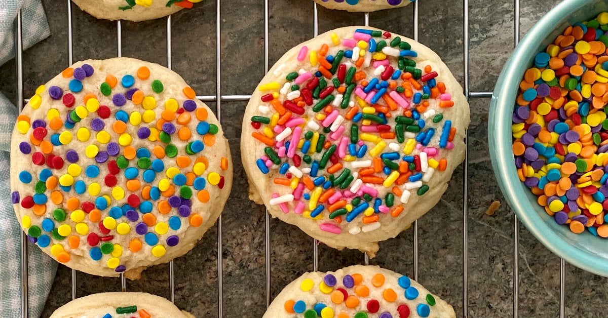 Drop Sugar Cookie Recipe {No Rolling!}