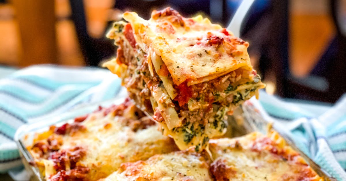Spinach and Sausage Lasagna