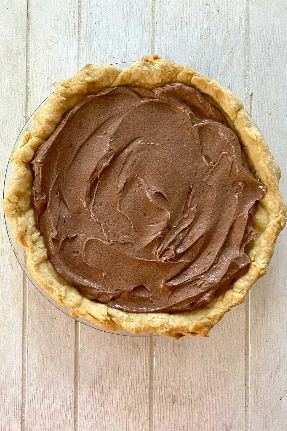 whole French silk pie