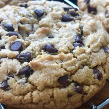 jumbo almond chocolate chip cookies