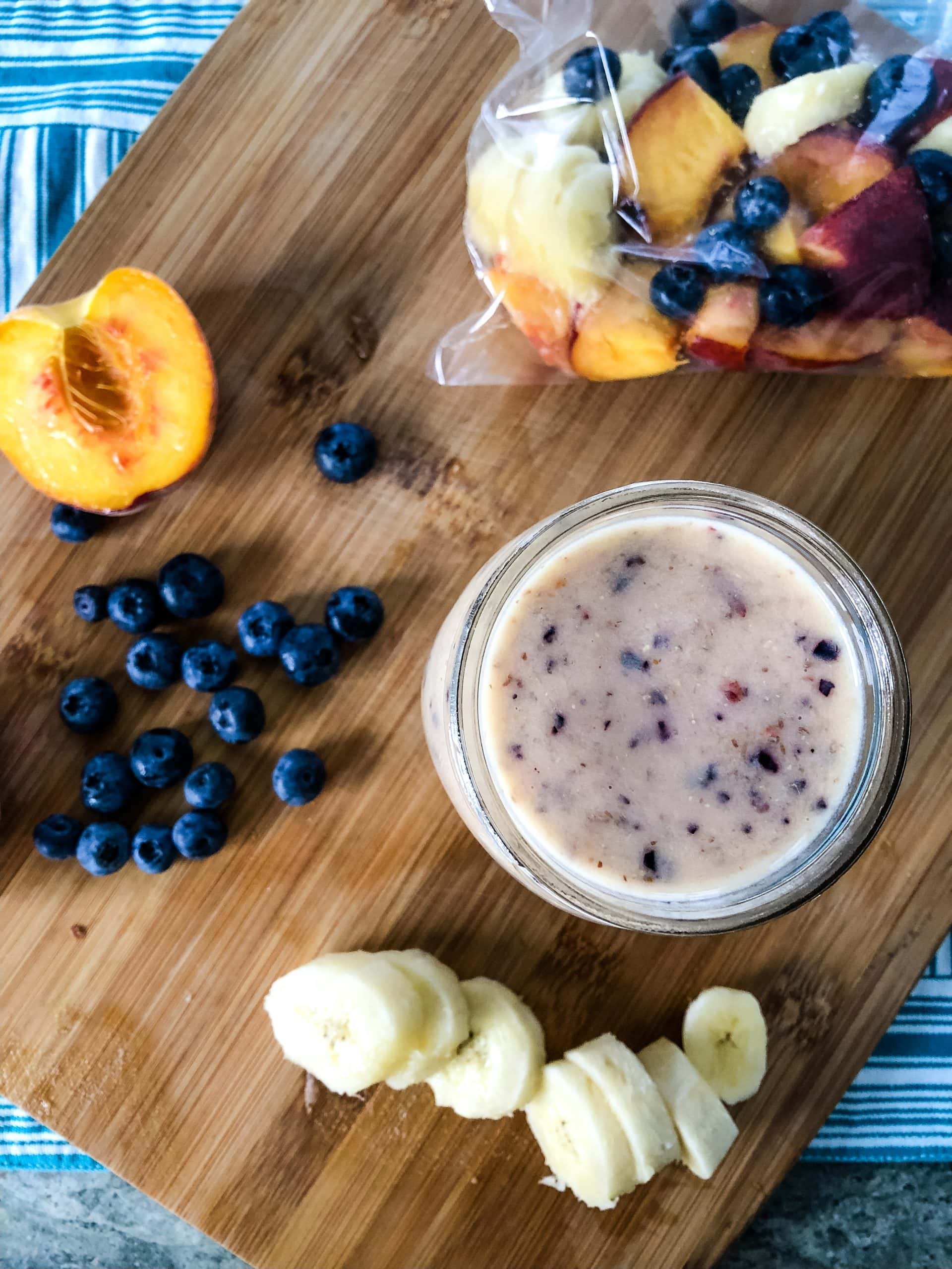 Freezer Smoothies with Fruit and Yogurt