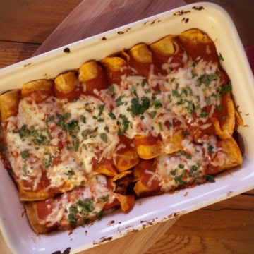 easy beef enchiladas