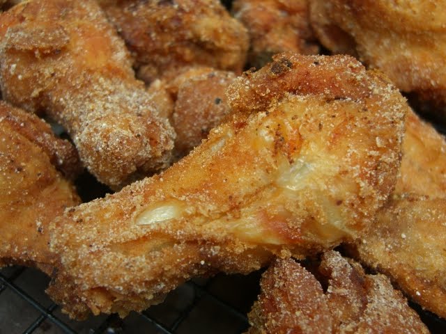 Crispy mini wings.