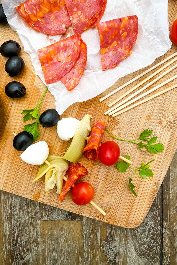 antipasto skewers