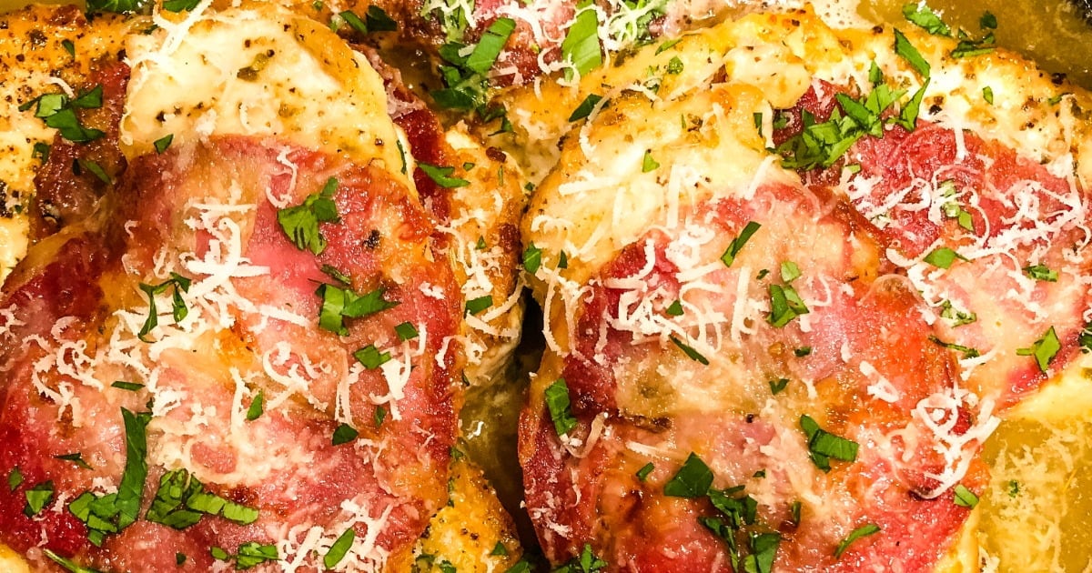 Capicola Chicken in White Wine Sauce