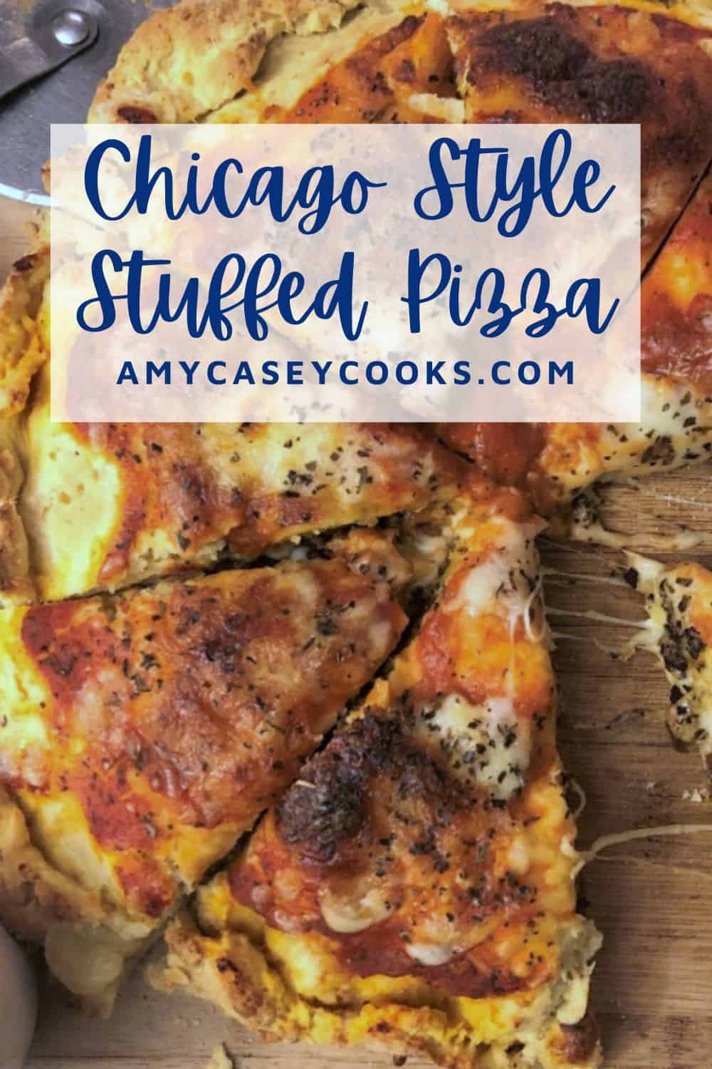 slices of stuffed pizza
