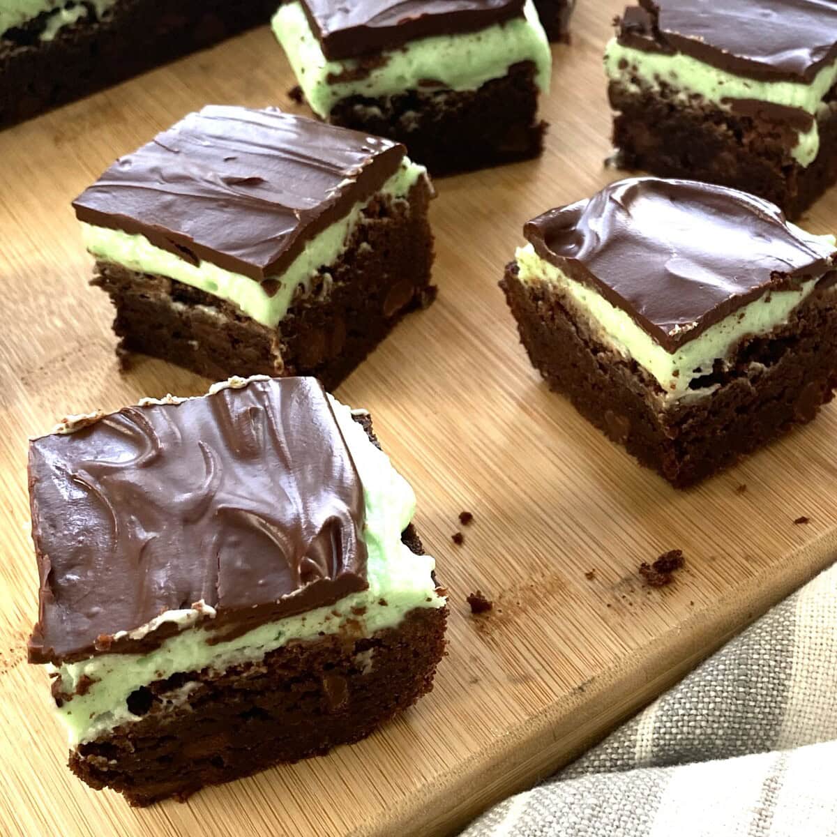 Mint Brownies {Fudgy and Decadent}