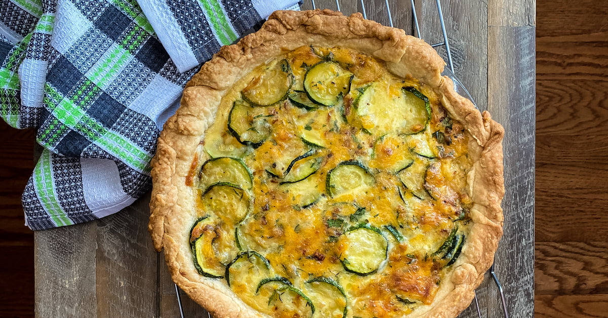 Zucchini Pie with Fresh Herbs