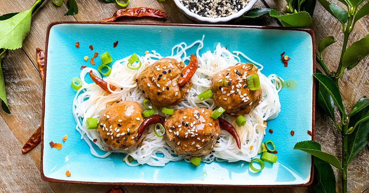 General Tso's Meatballs