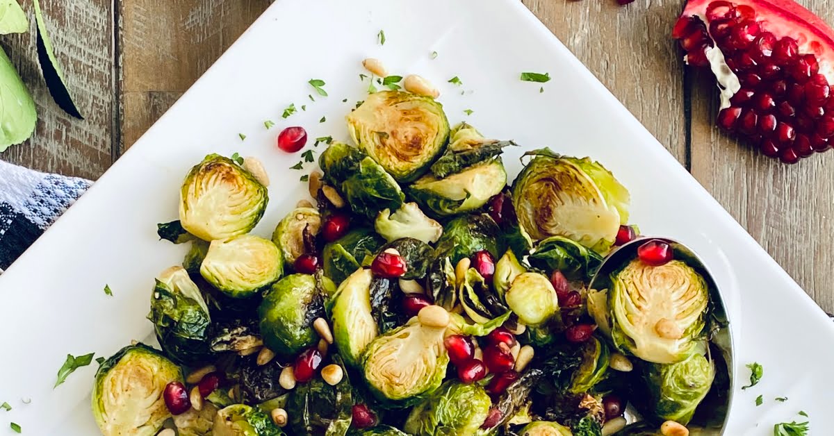 Easy Roasted Brussels Sprouts with Honey and Mustard
