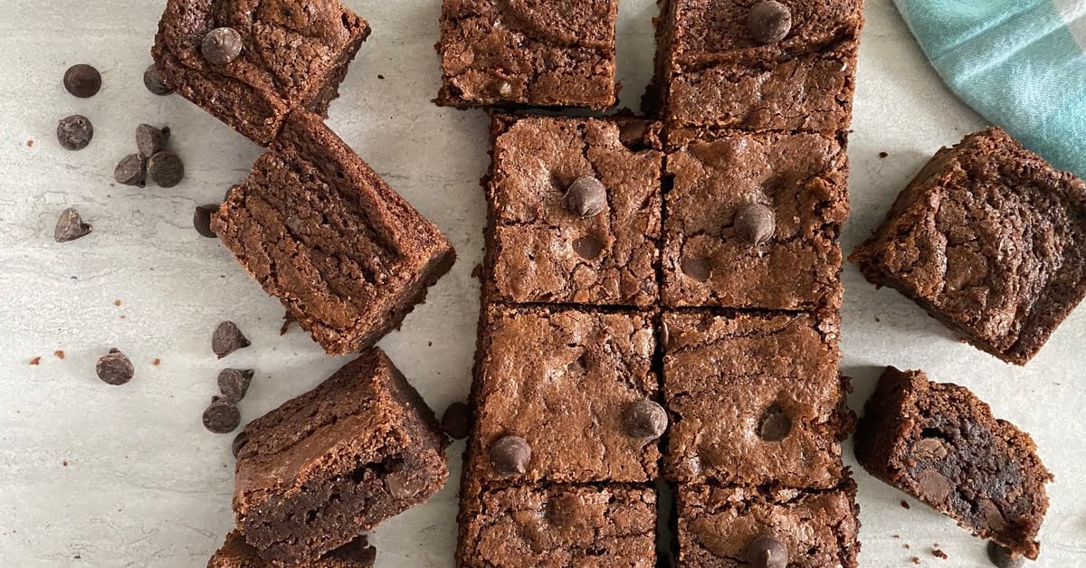 OMG! One Bowl Fudgy Brownies