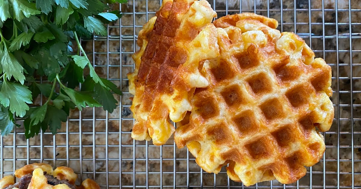 Savory Chaffles with Almond Flour