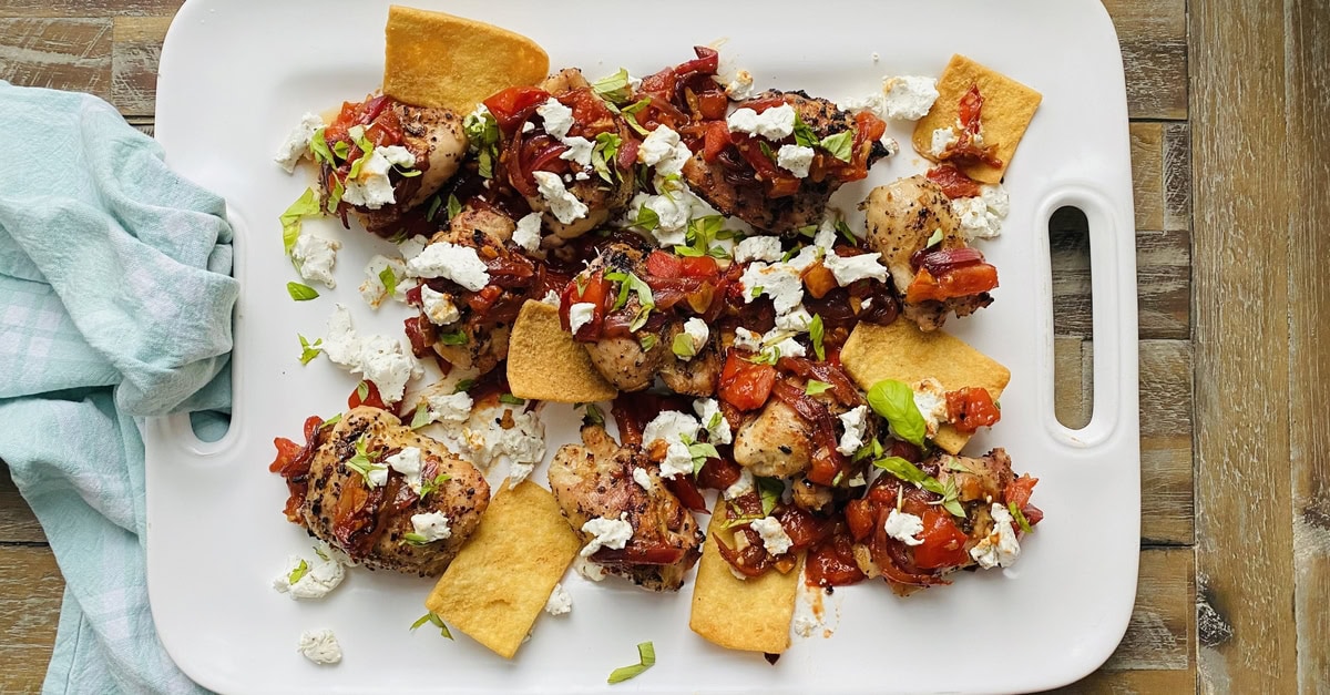 Easy Grilled Chicken with Bruschetta