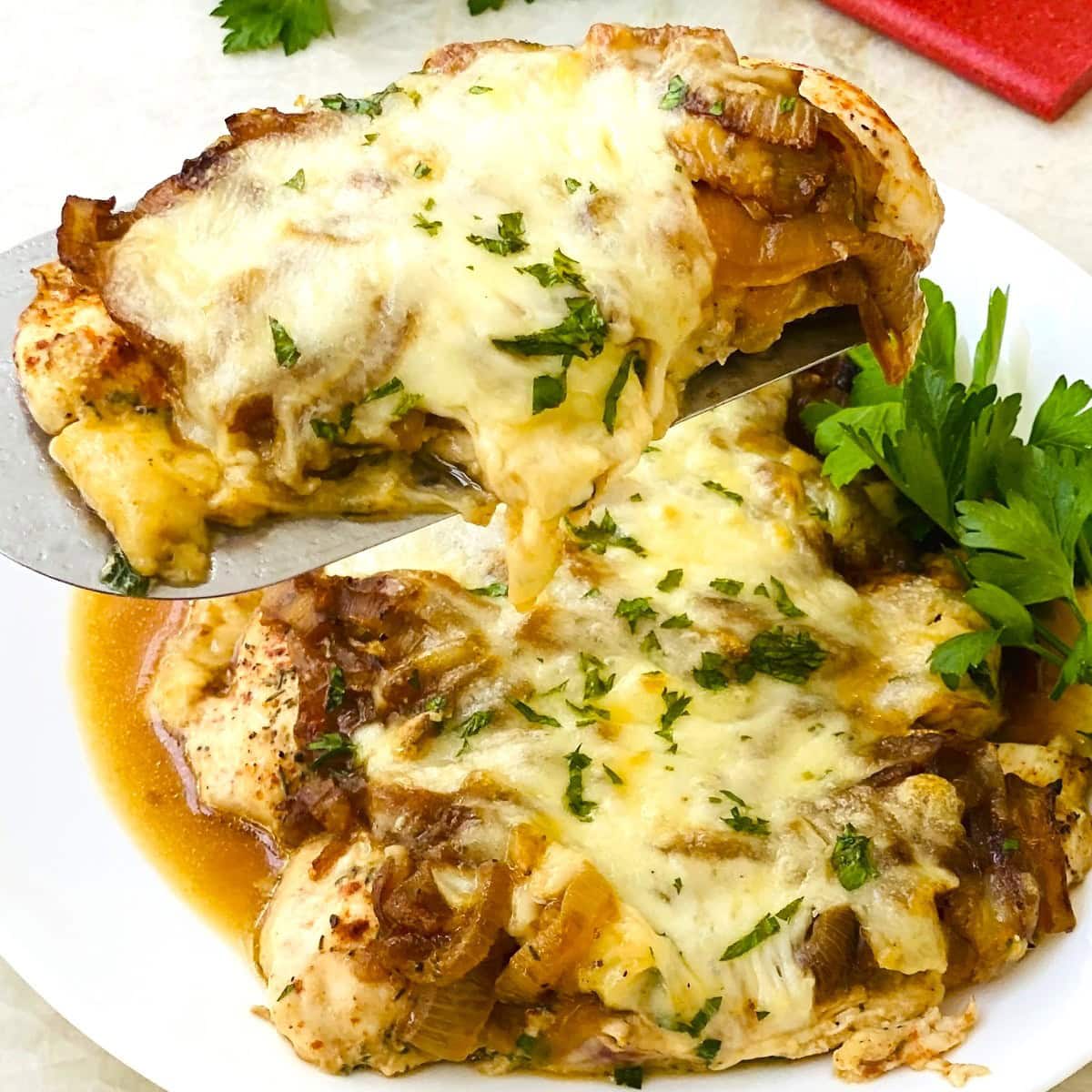 French Onion Chicken Bake