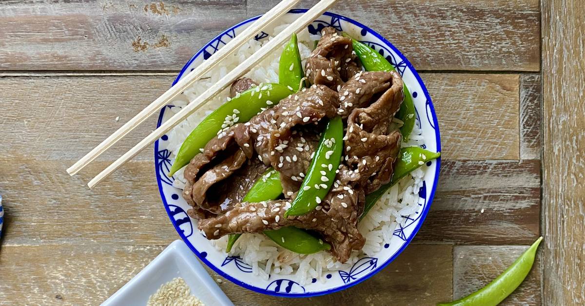 Beef and Sugar Snap Pea Stir Fry Recipe