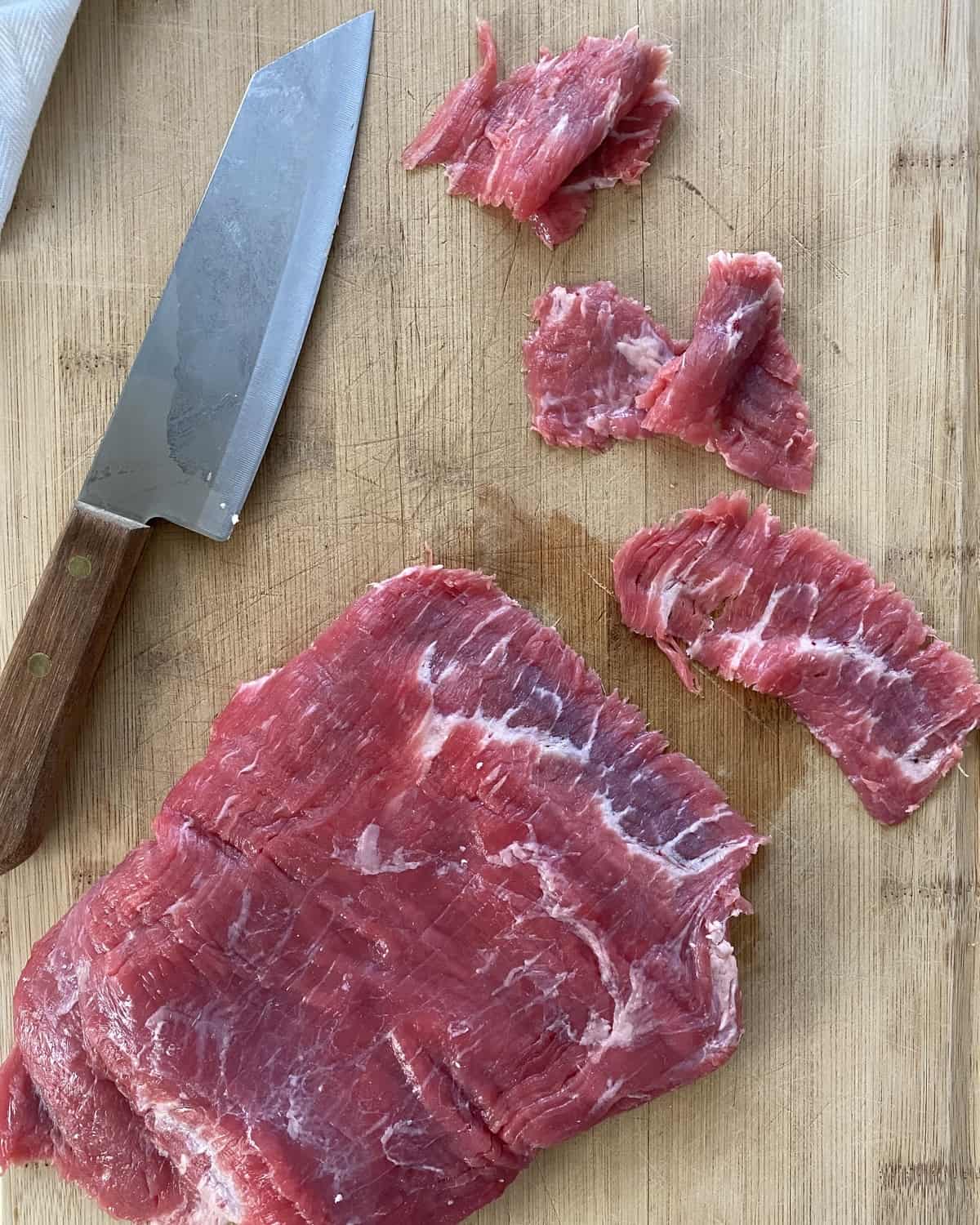 sliced flank steak for beef stir fry recipe