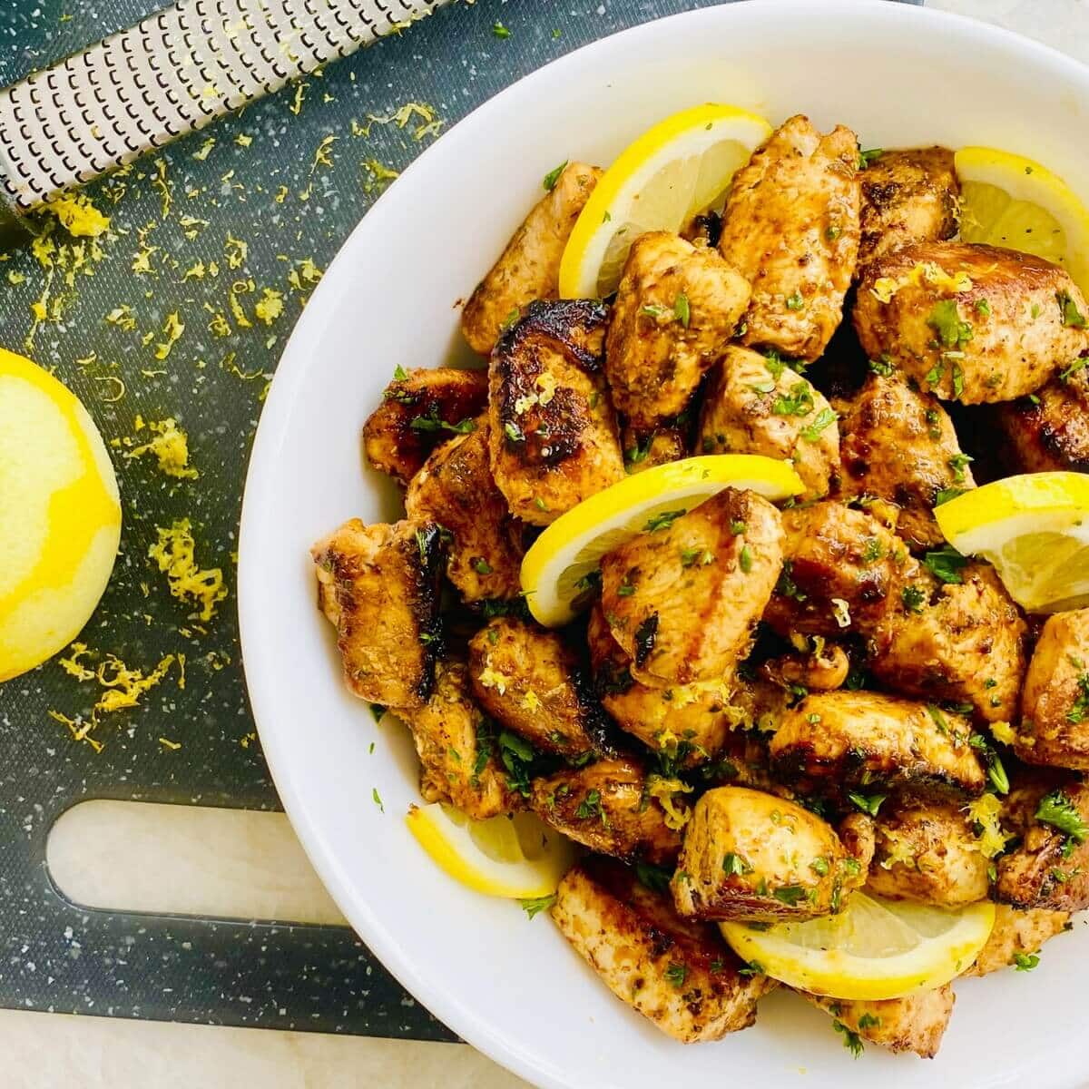 Lemon and Herb Chicken {Flavorful & Juicy}
