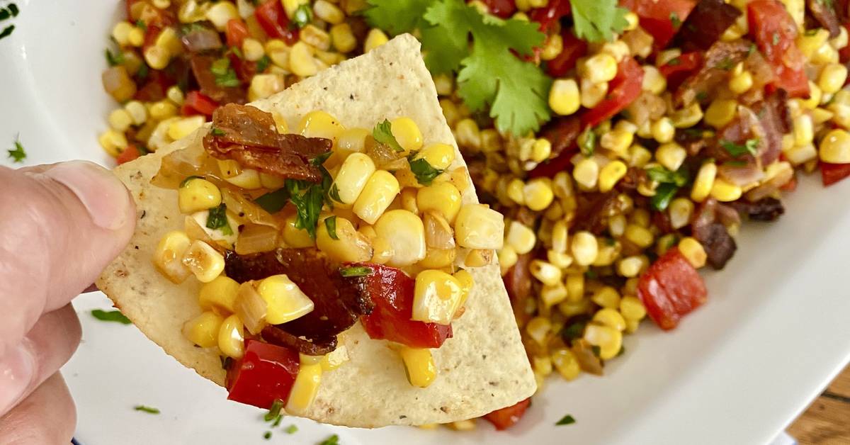 Sweet Corn Salad with Bacon