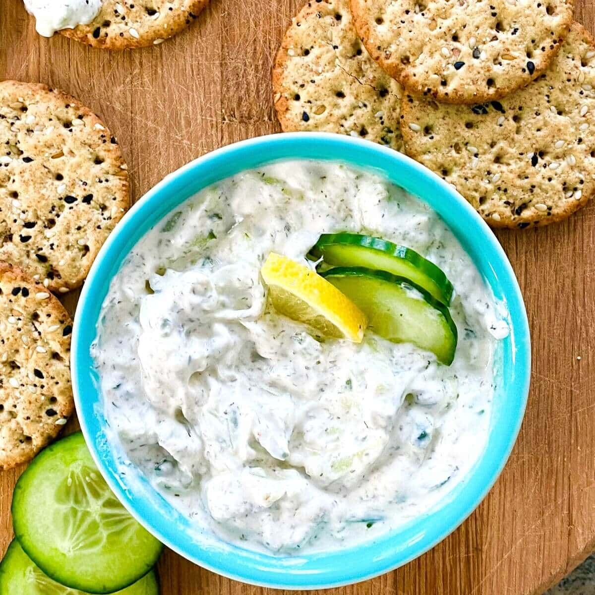 Easy Tzatziki Sauce {Dip or Dressing}