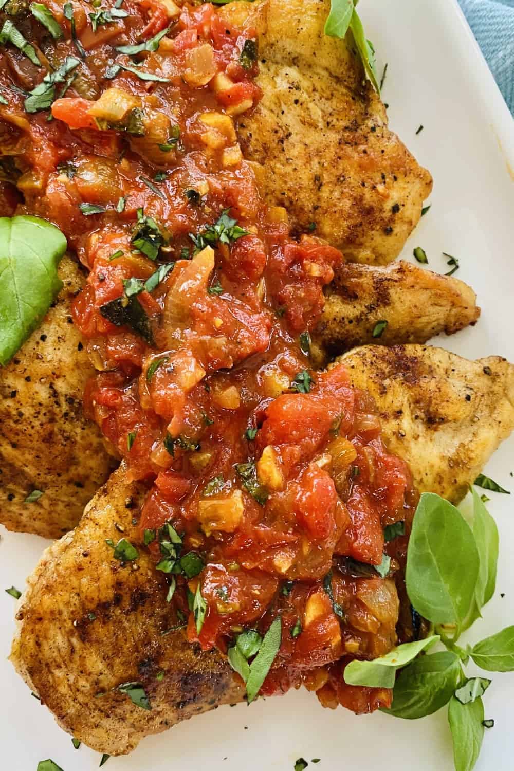 sauteed chicken breast with tomato pan sauce