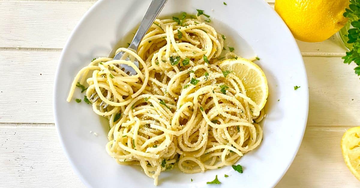 Parmesan Buttered Noodles with Garlic