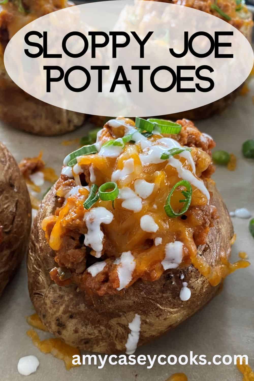potatoes stuffed with sloppy joe.