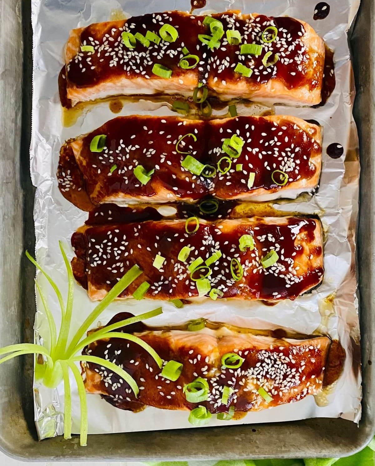 baked teriyaki glazed salmon recipe.