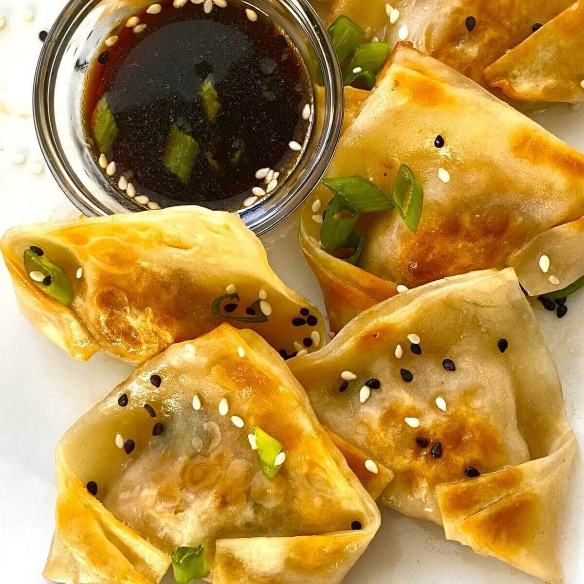 Pork Potstickers with Dipping Sauce