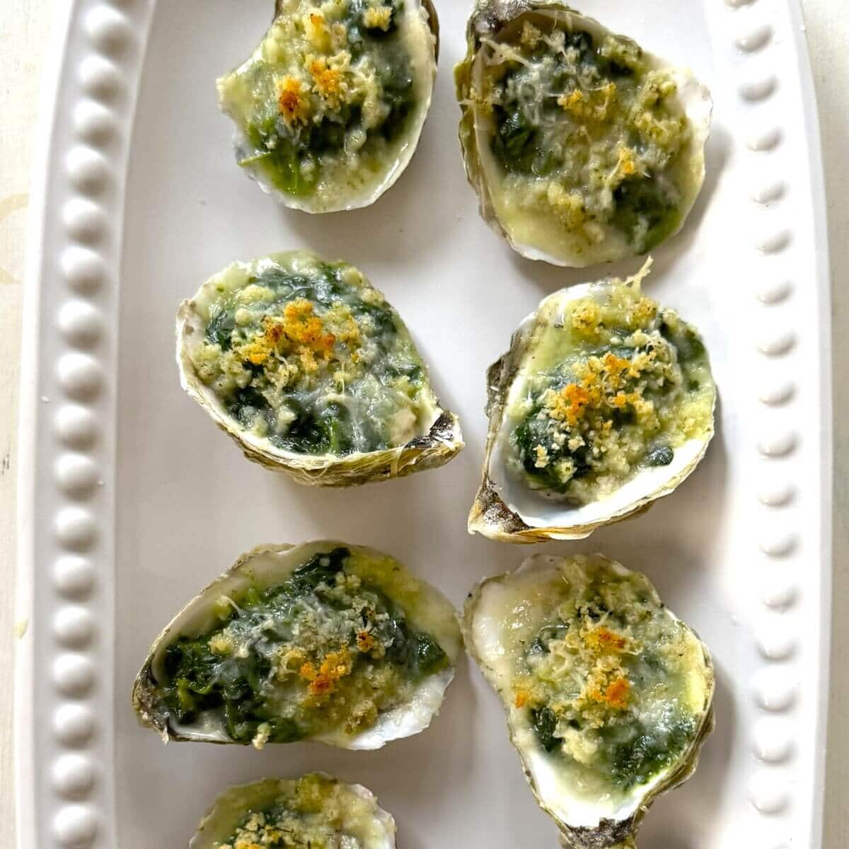 Oysters Rockefeller Recipe (Simple with Frozen Creamed Spinach)