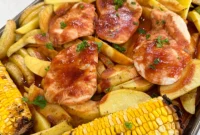 Barbecue Chicken Sheet Pan Feast