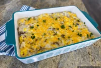 Cheesy Grits and Sausage Breakfast Casserole