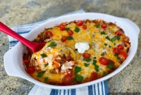 Fiesta Chicken and Rice Bake