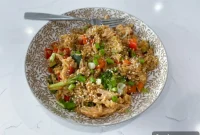 Teriyaki Chicken, Veggies & Rice Bowl