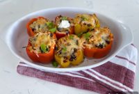 Southwestern Taco Rice Stuffed Peppers