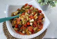 Zesty Pepperoni Mozzarella Pasta Salad