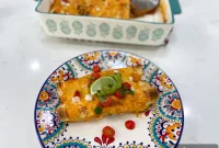 Hearty Beef and Rice Enchilada Bake