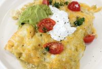Southwestern Green Chile Chicken Enchiladas