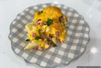 Easy Slow Cooker Ham & Biscuit Bake