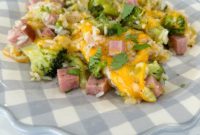 Hearty Ham and Broccoli Rice Skillet
