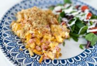 Golden Ham and Cheese Macaroni Bake