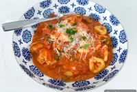 Spinach Parmesan Tortellini Skillet