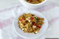 Fresh Caprese Pasta Salad with Zesty Balsamic