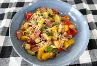 Summer Harvest Sausage and Potato Medley