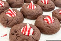 Merry Mint Kiss Cookies