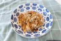 Overnight Apple Cinnamon Oatmeal