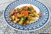 Sizzling Sausage and Potato Skillet