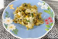 Creamy Pesto Orzo Bake