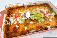 Zesty Enchilada Meatball Bake